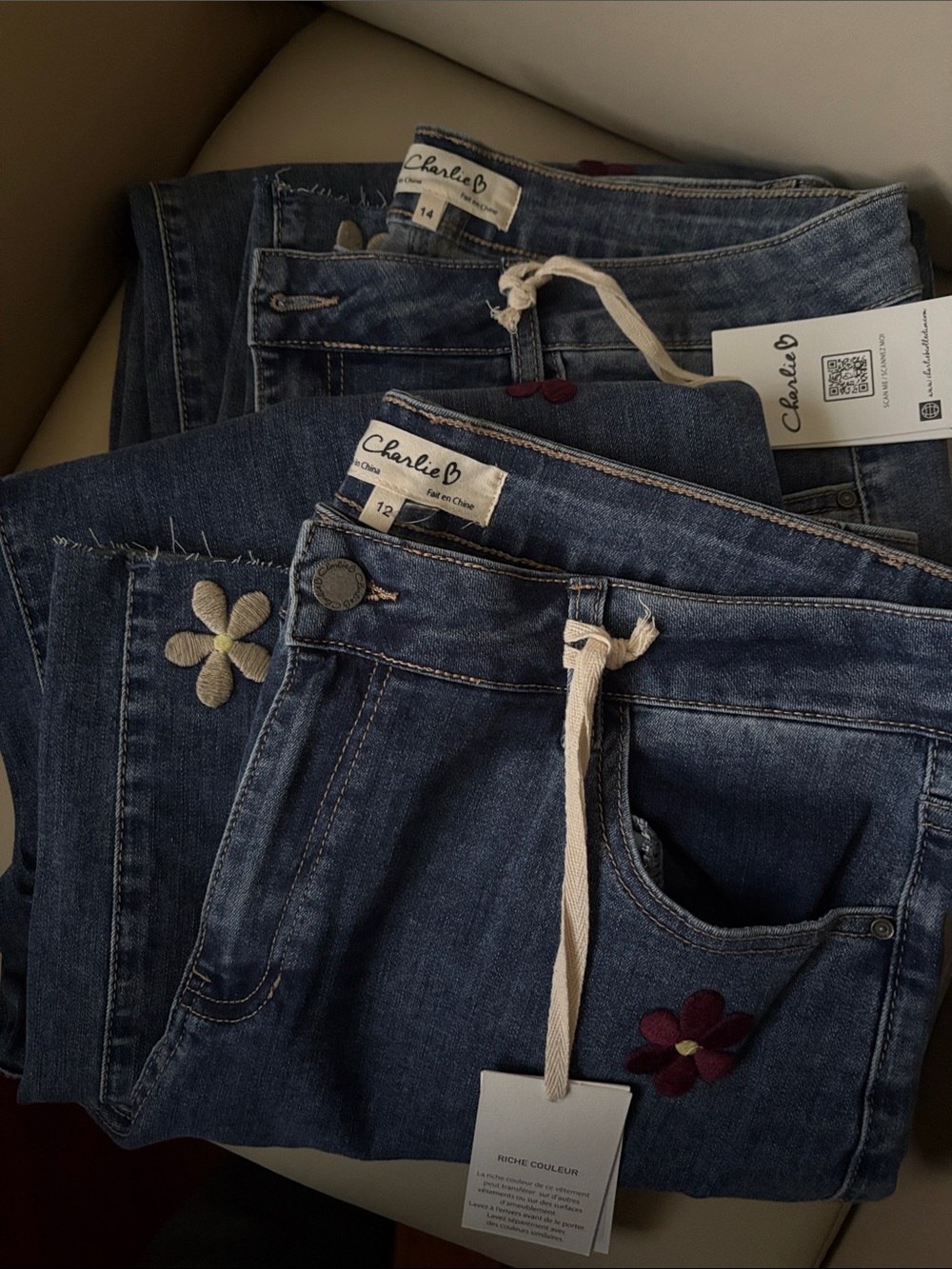 CHARLIE B JEANS  NWT